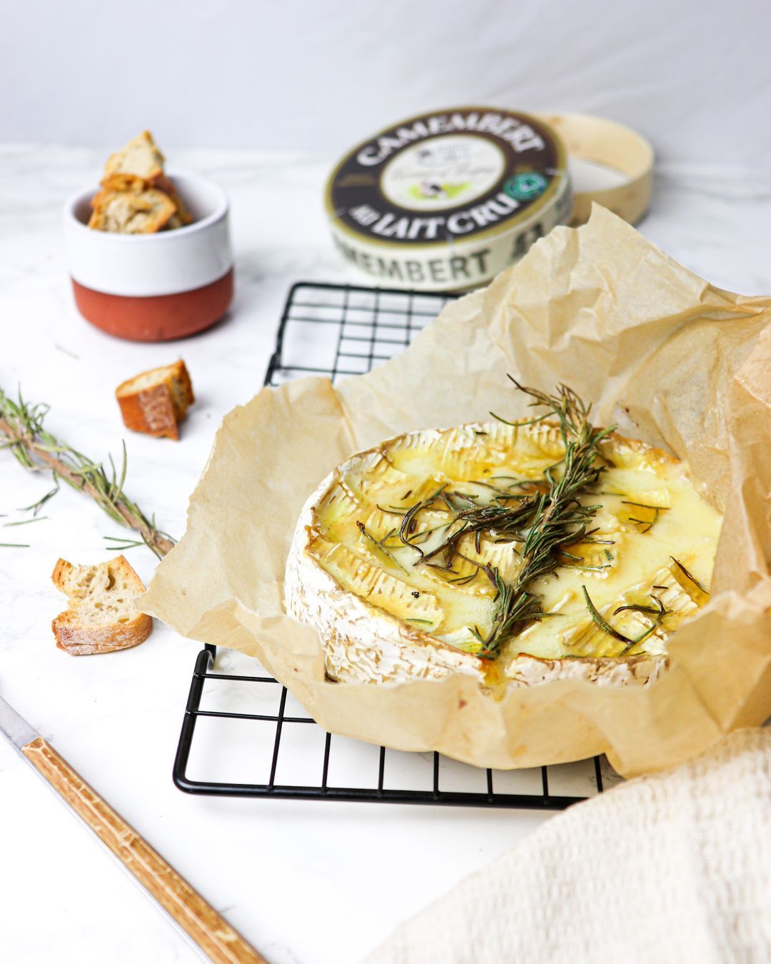 Geroosterde Camembert