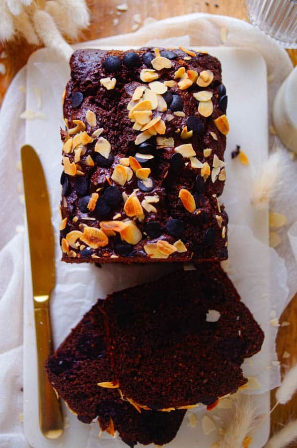 Glutenvrije chocoladecake met kersen