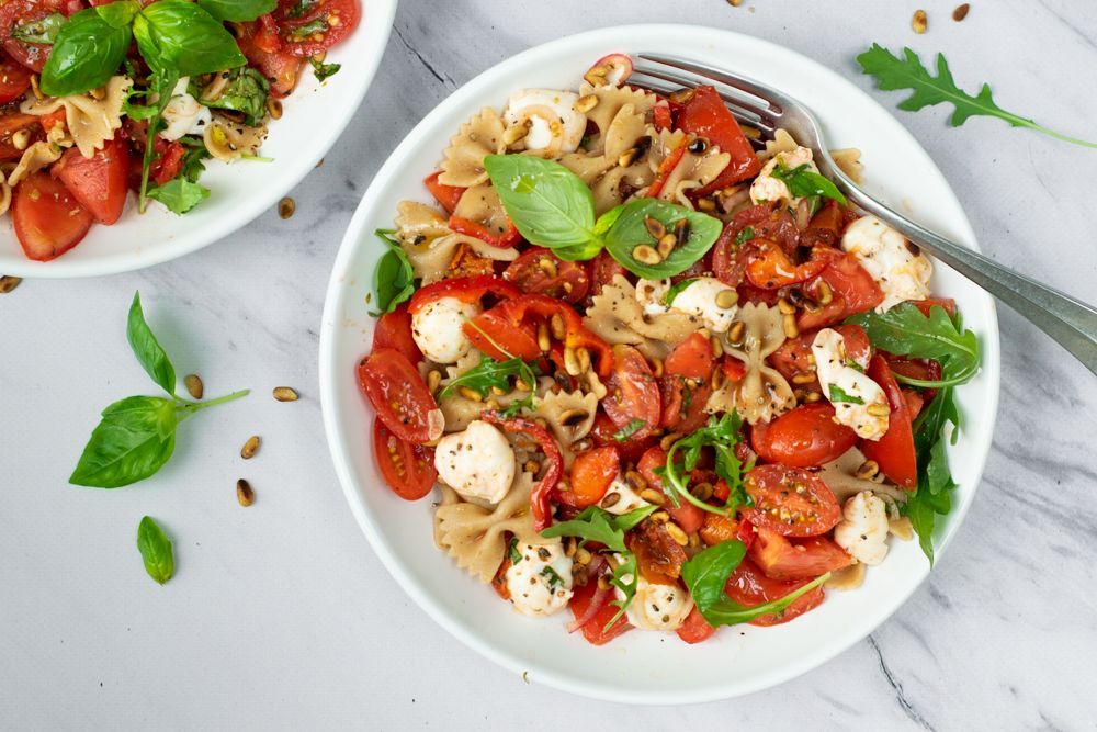 Pastasalade caprese