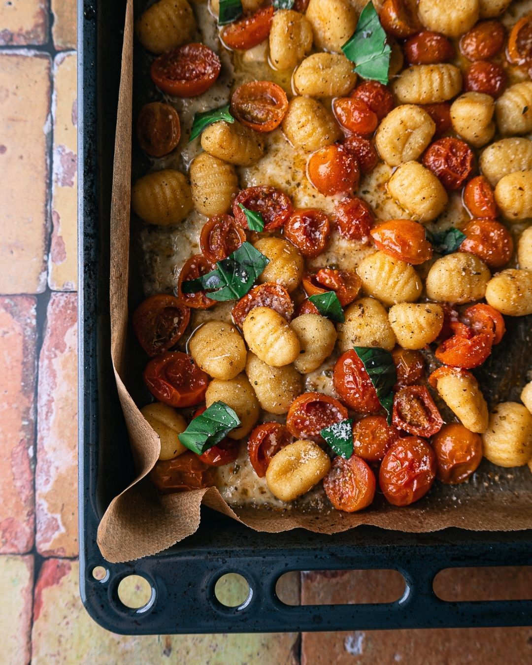 Klaar in 5 minuten: gnocchi oven-tray 💚🤍❤️
