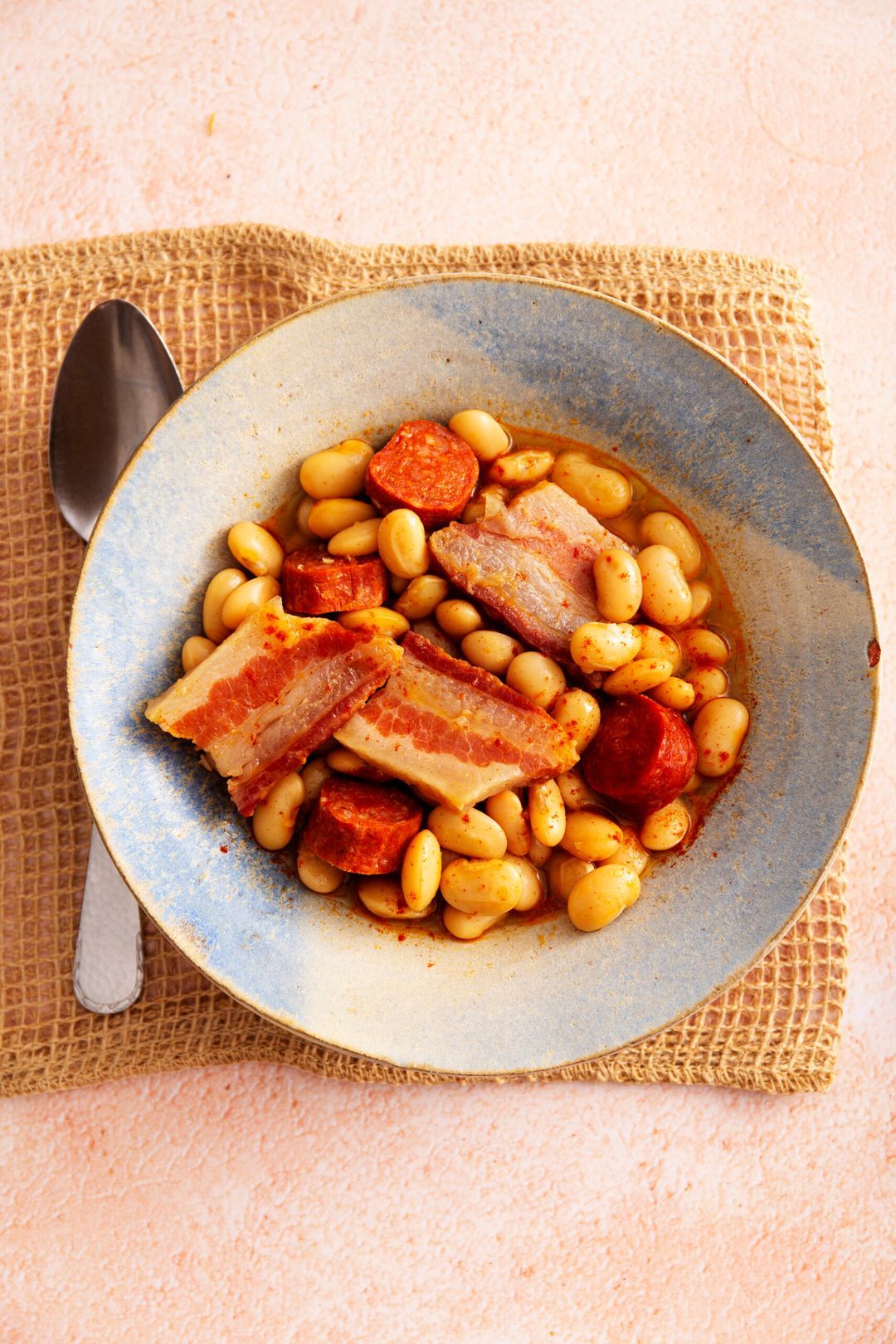 Fabada asturiana (spaanse bonenstoof met spek)
