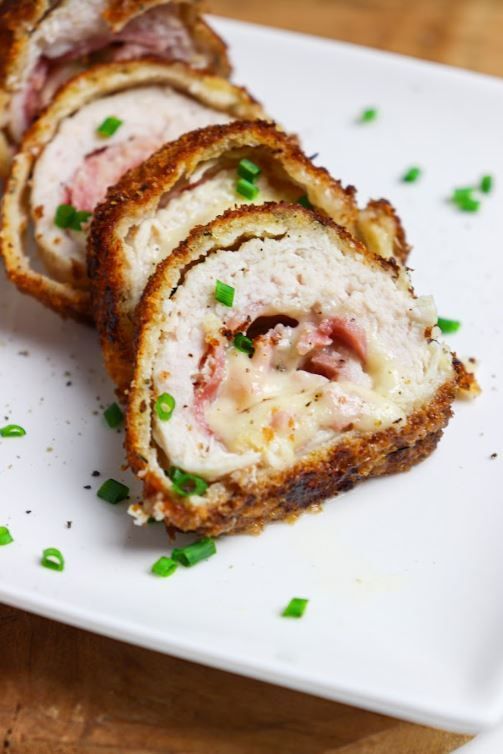 De huisgemaakte cordon bleu