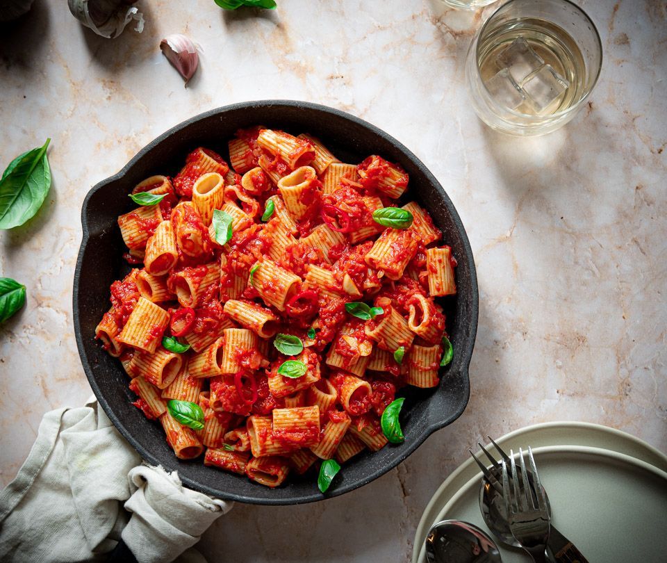 Snelle pasta all’Arrabiata