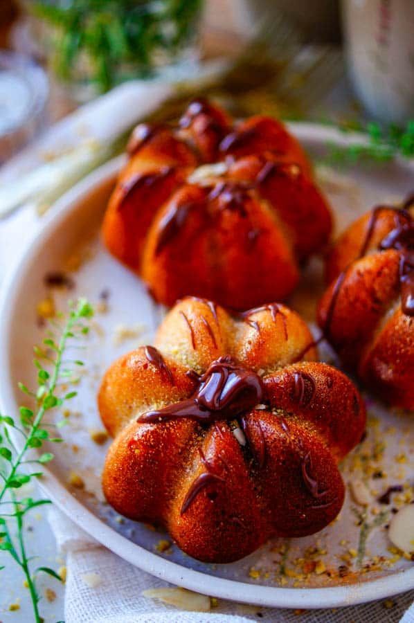 Muffins met banaan en nutella