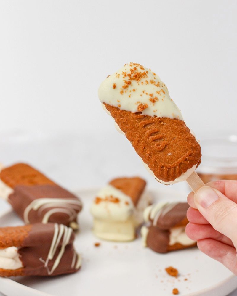 Speculoosijsjes met chocolade