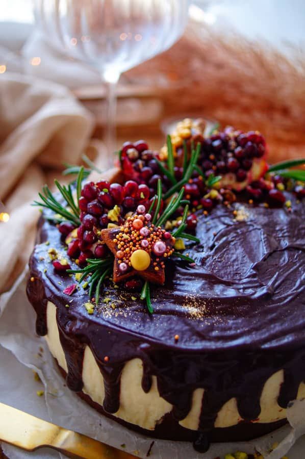 Chocoladetaart met marsepein