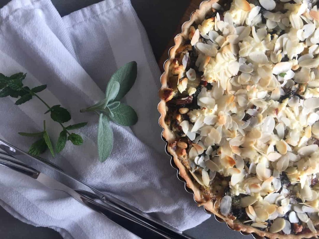 Hartige taart met snijbiet à la Ottolenghi