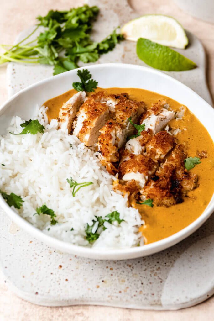 Katsu curry met rijst