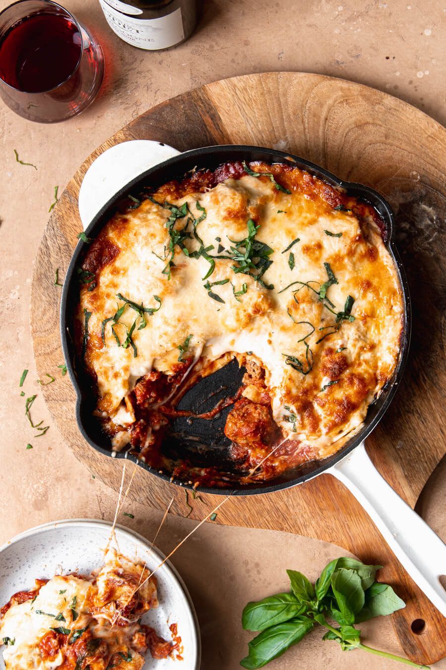 Lasagne met gehaktballen