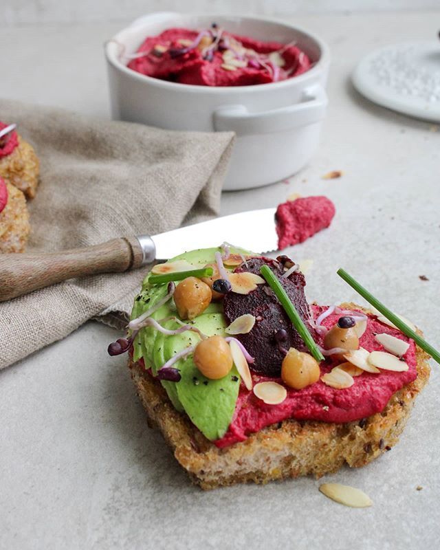 Spread van rode bieten