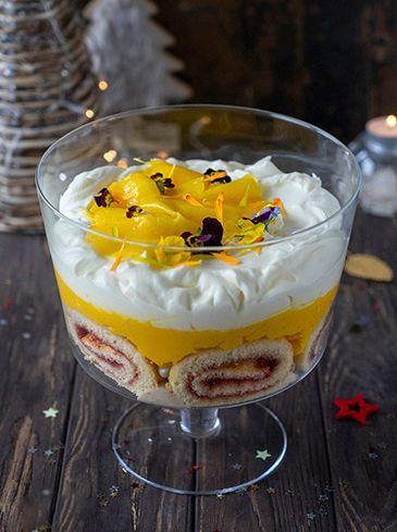 Charlotte alla banana, mango e menta