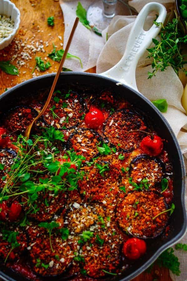 Ovenschotel met aubergine