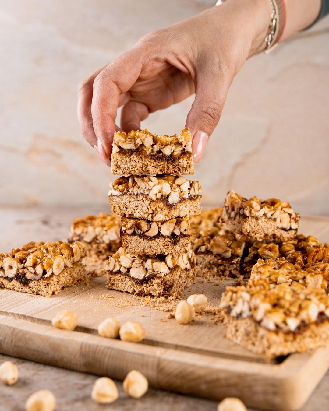 Hazelnoot kokosbloesemsuiker speltmeel shortbread