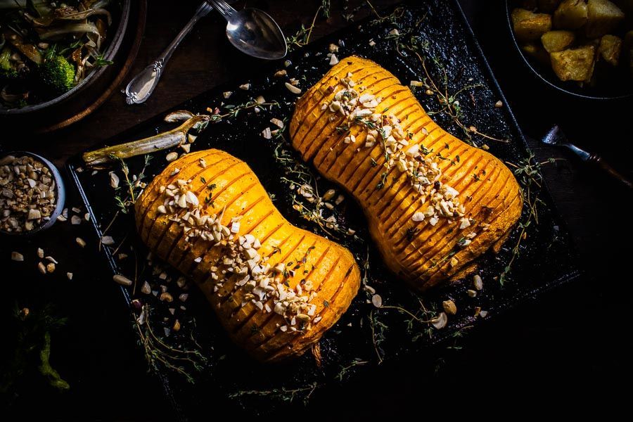 Geroosterde butternut op de bbq: een uniek vegetarisch recept!