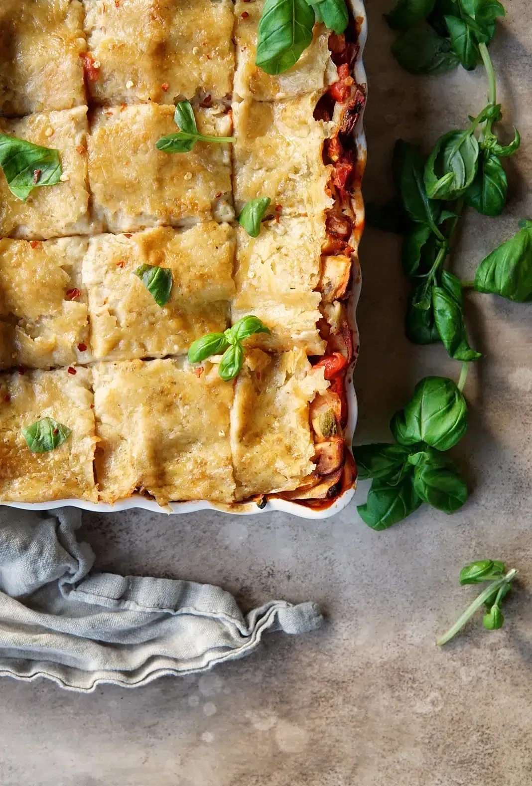 De beste vegetarische lasagne