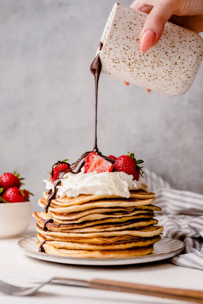 American pancakes met karnemelk