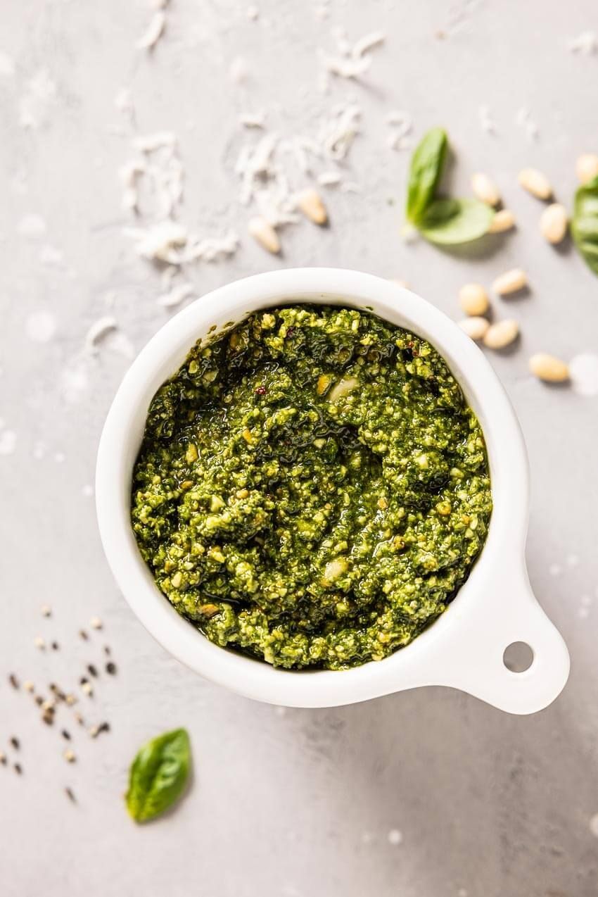 Recept pesto maken