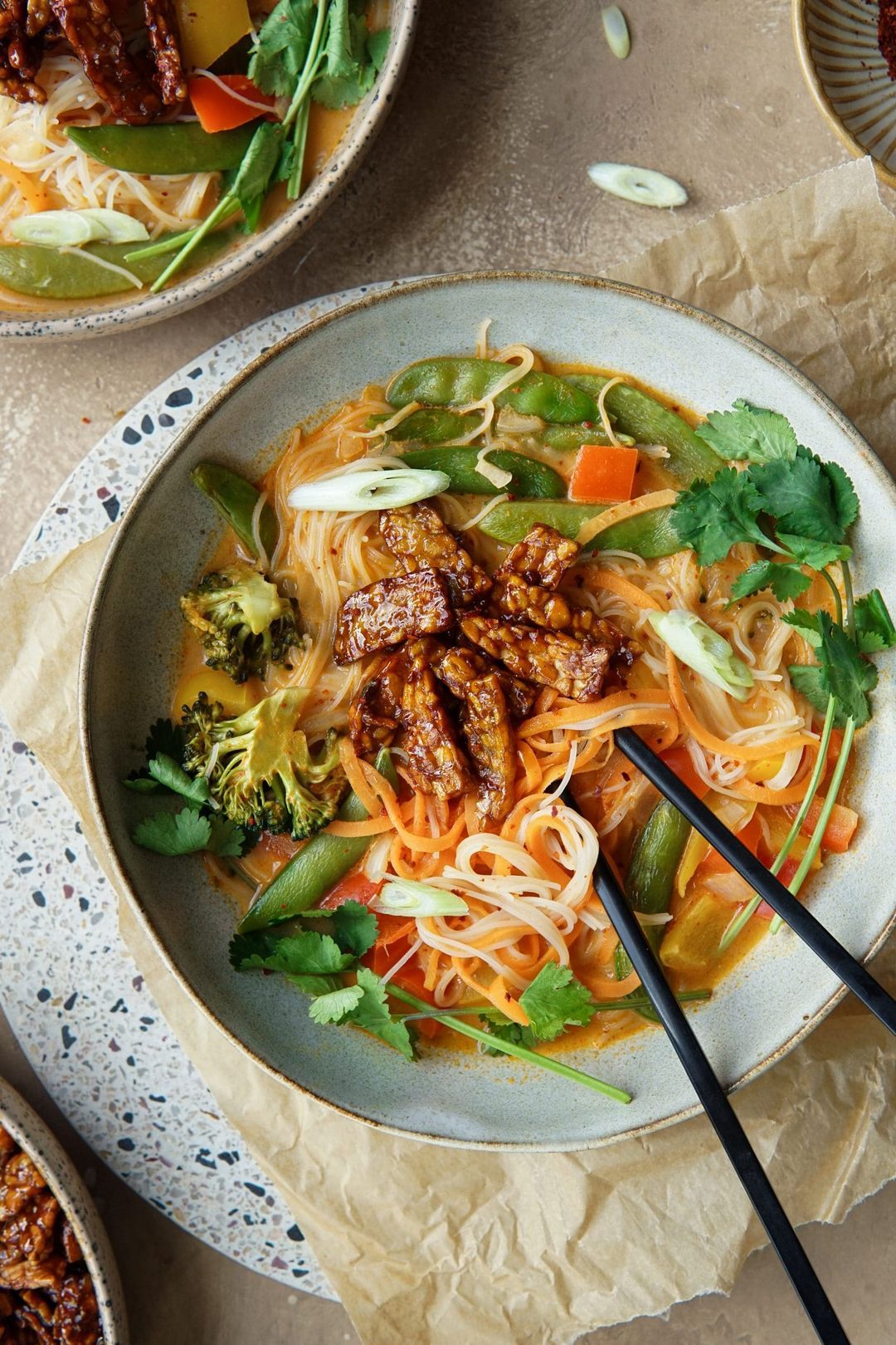 Thaise rode curry noedelsoep