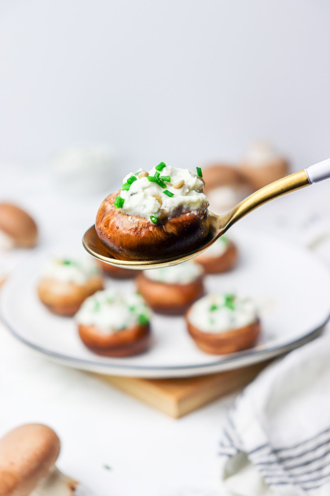 Gevulde champignons