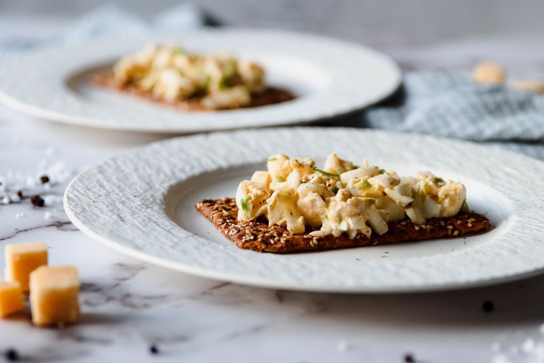Witlof eiersalade met bieslook