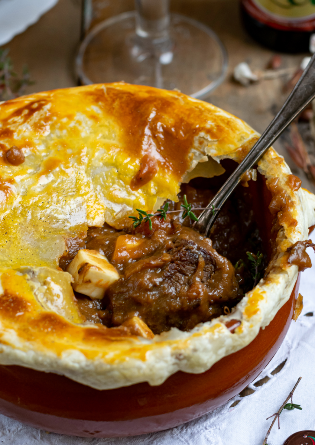 Hertenstoofvlees met bier en peperkoek