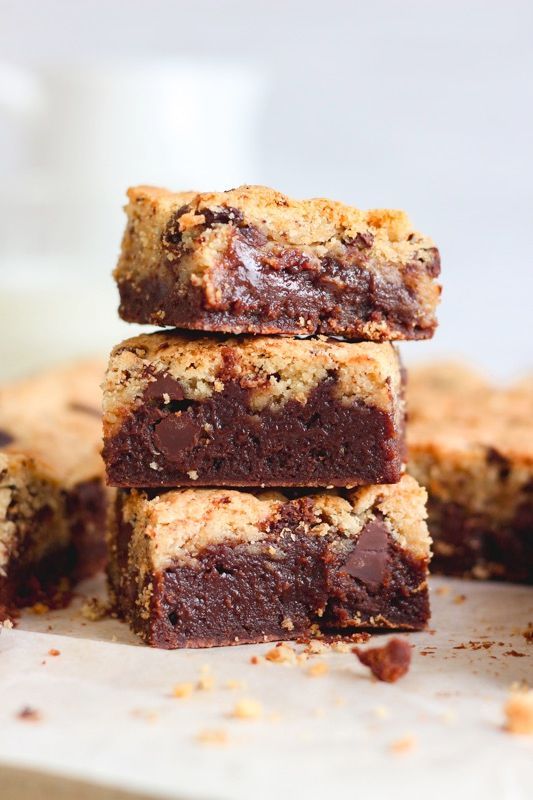 Brookies, smeuïge brownies & chocolate chip cookies in één