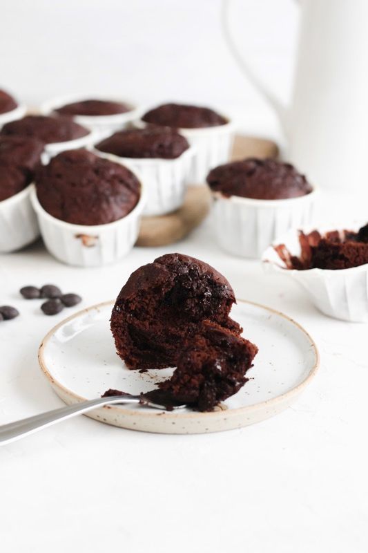 5-ingrediënten chocolade muffins