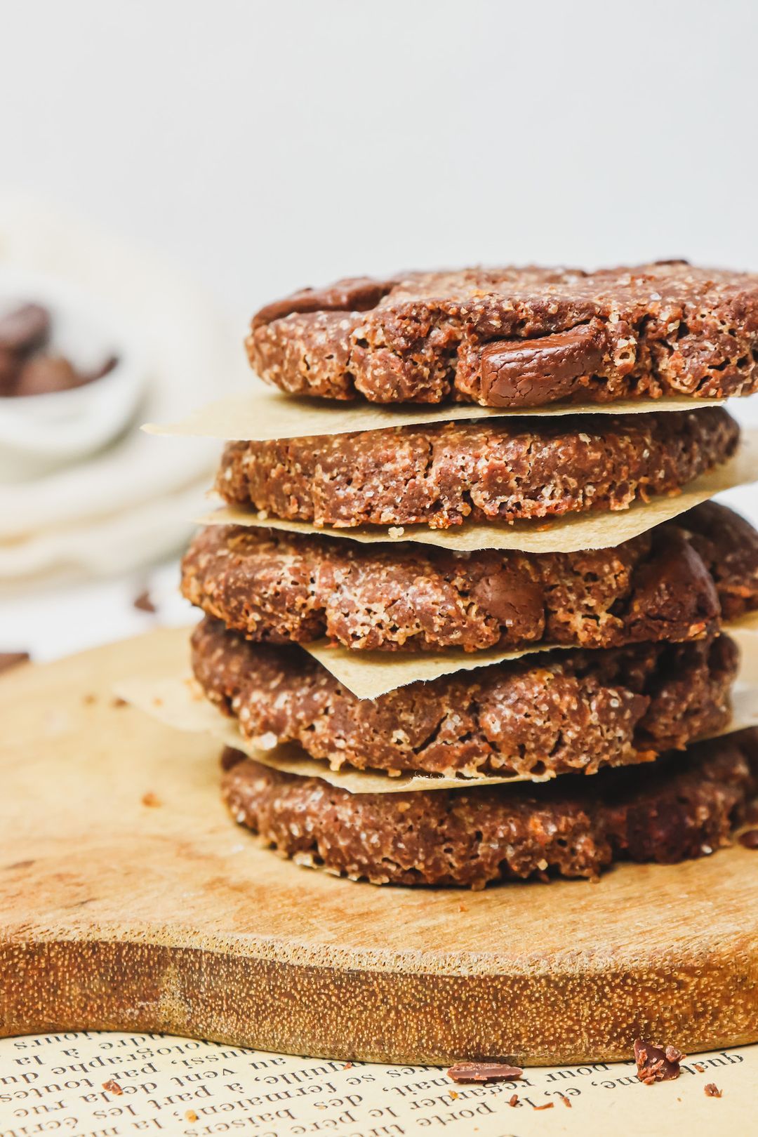 Alle chocoladekoekjes zonder boter