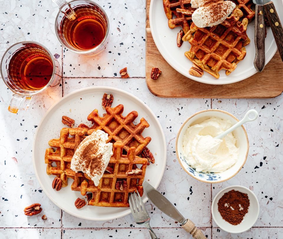 Pompoenwafels