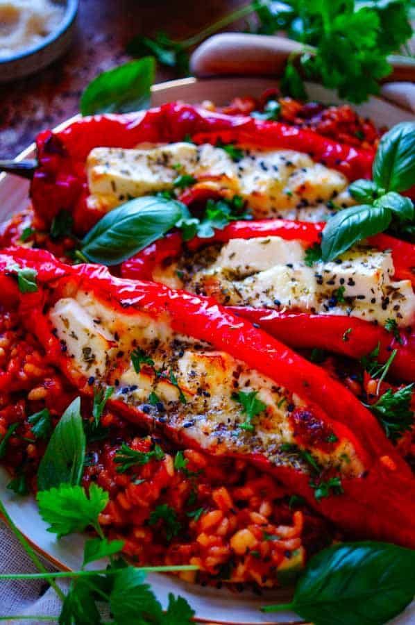 Tomatenrisotto met gevulde paprika’s - elien’s cuisine