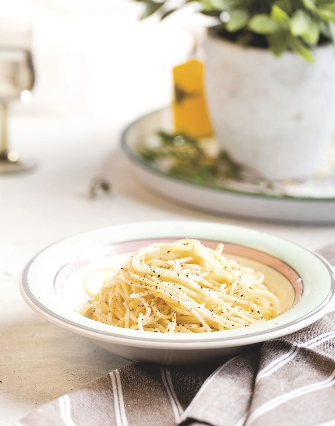 Spaghetti cacio e pepe