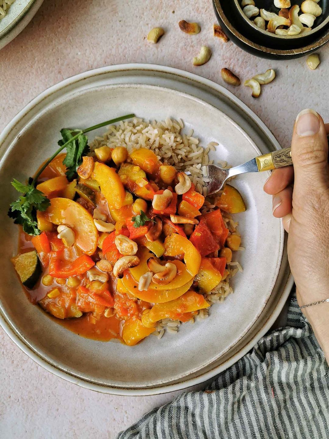 Indiase curry met veel groente