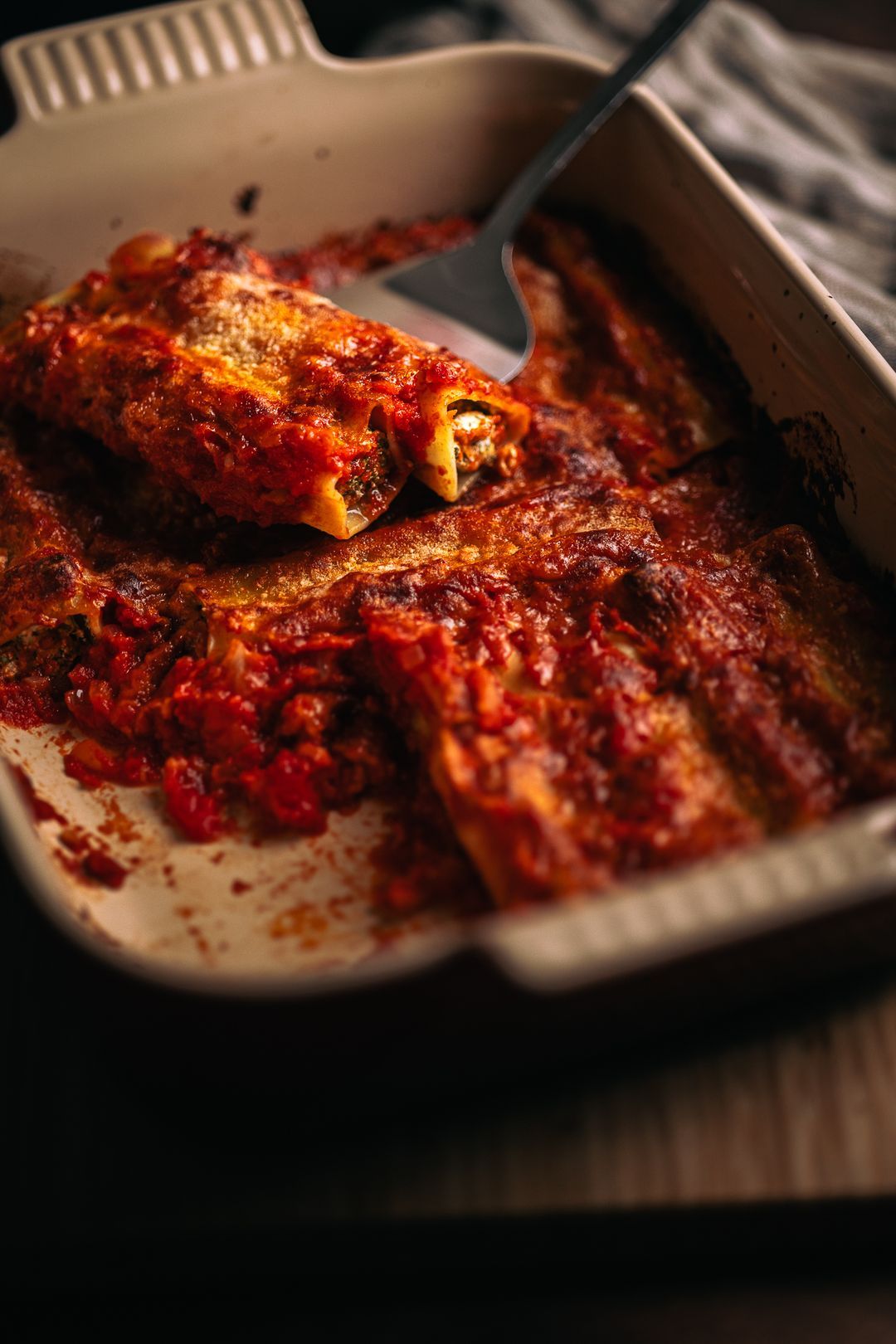Oerklassieker der cannelloni: ricotta & spinazie 😍