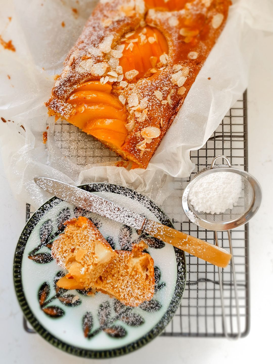 Abrikoos & appel cake