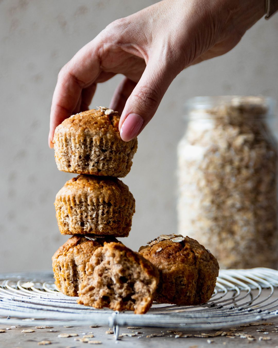 Suikervrije havermout kokos muffins