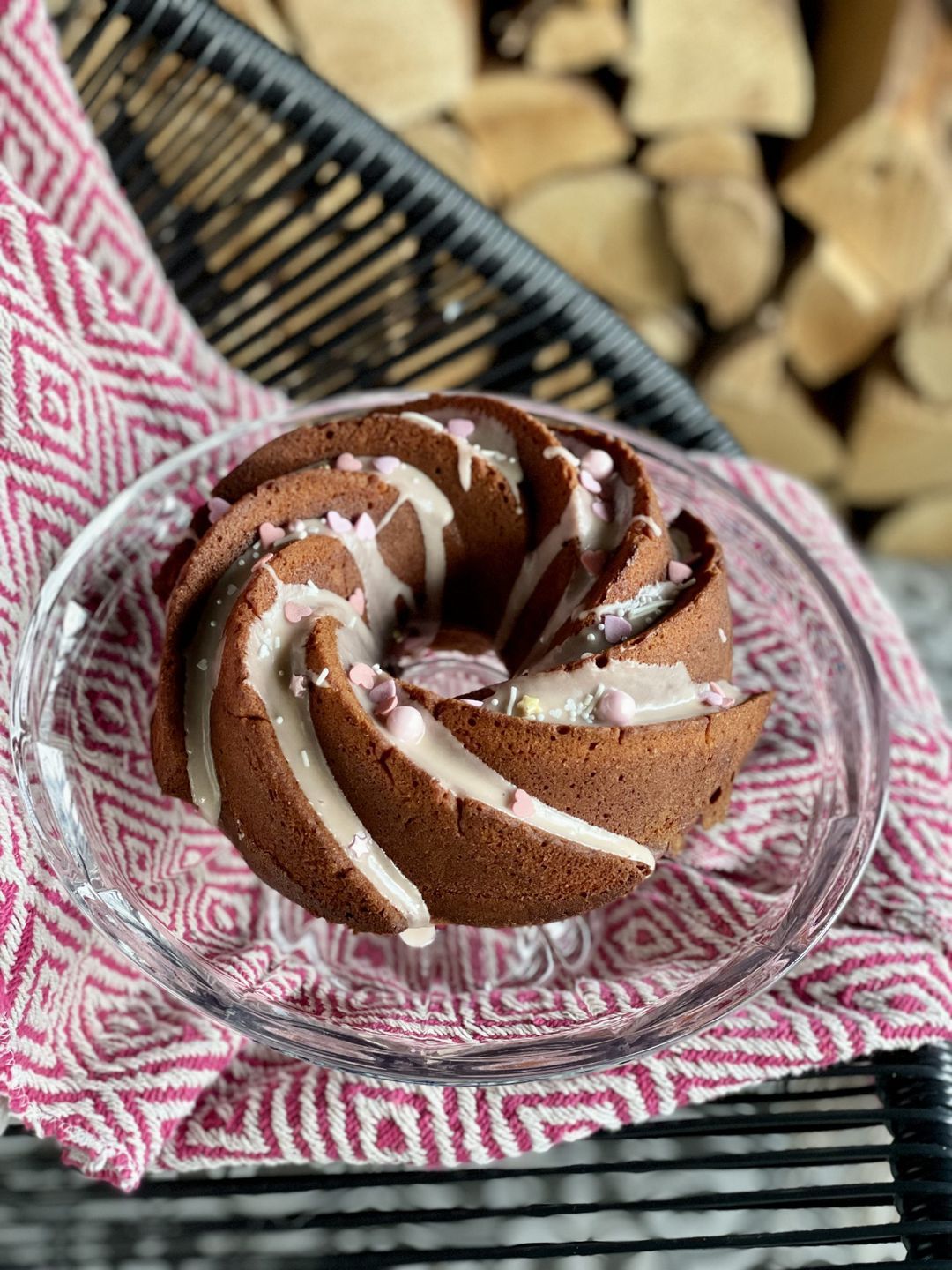 Rode Valentijnscake