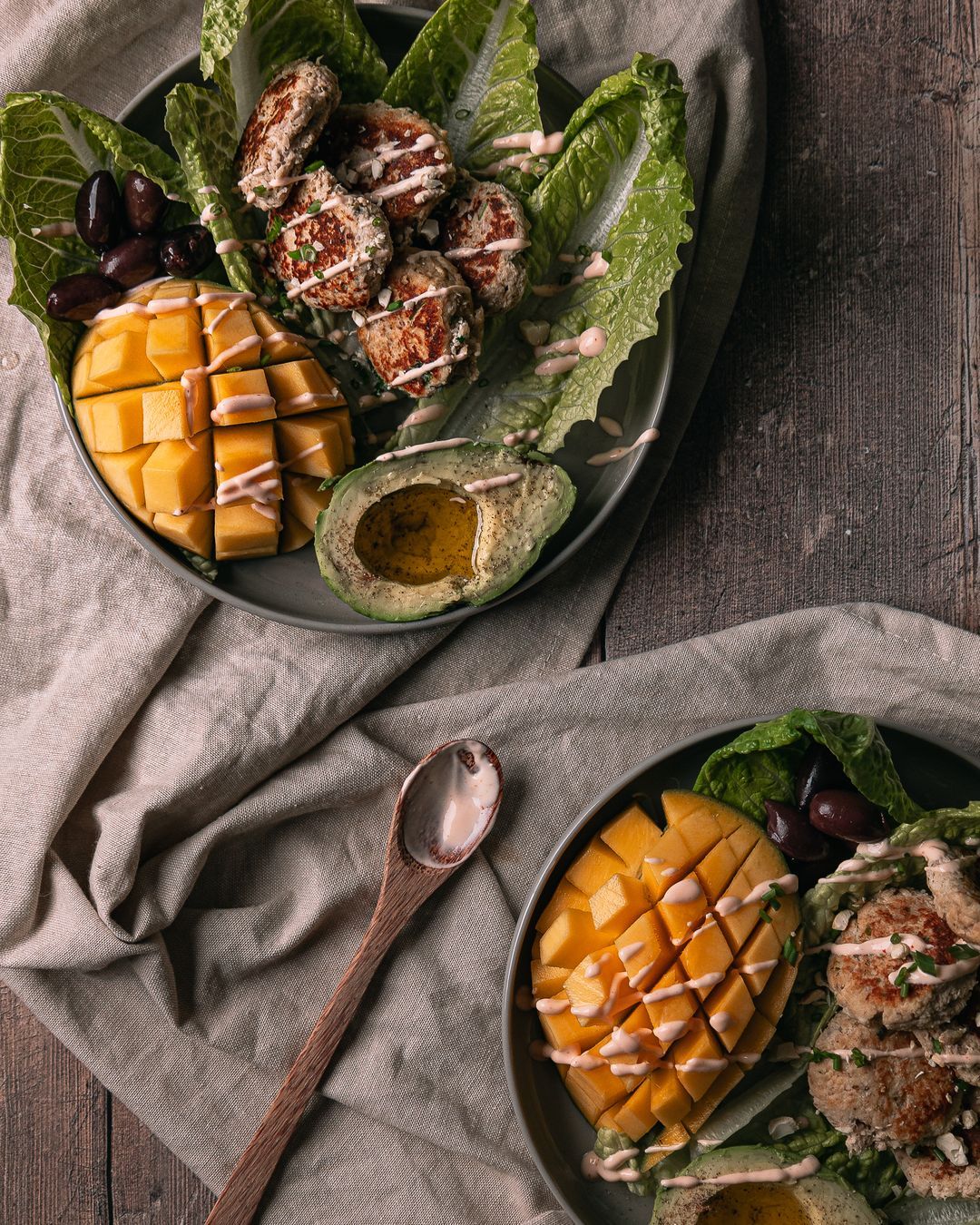 Snelle, smaakvolle salade met tonijnballetjes 🥰