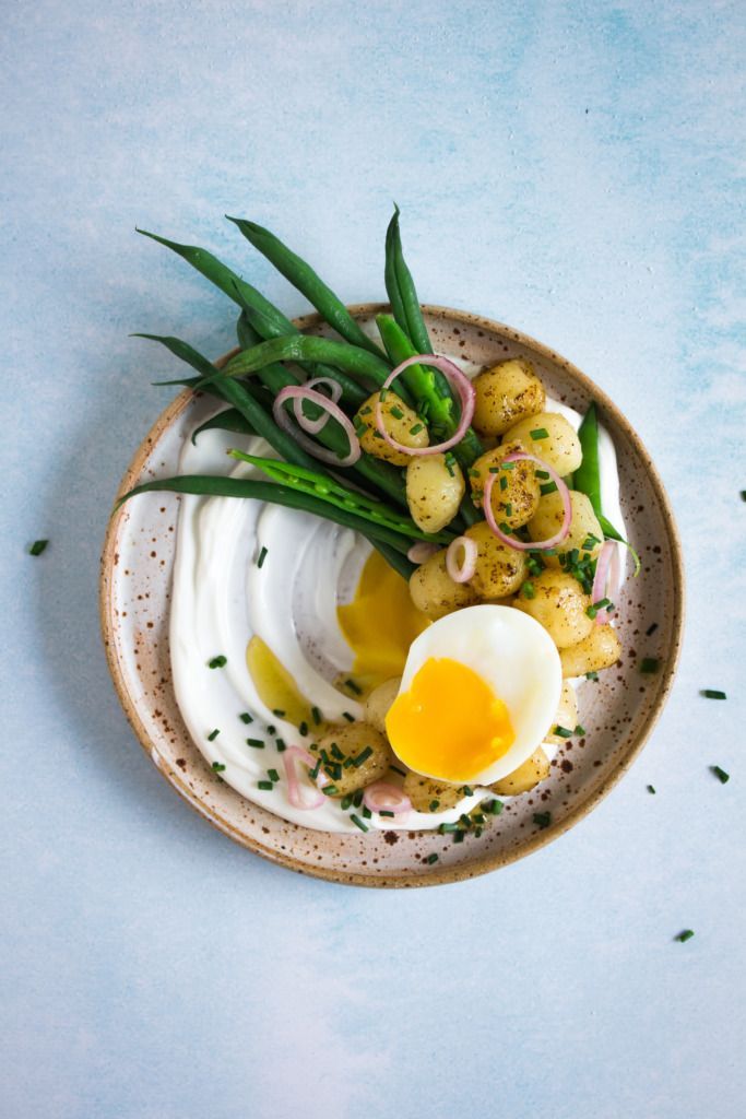 Gnocchi met bruine boter en labneh