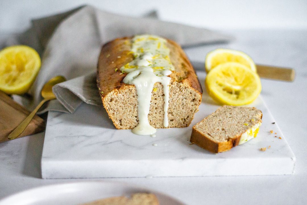 Eiwitrijke citroencake
