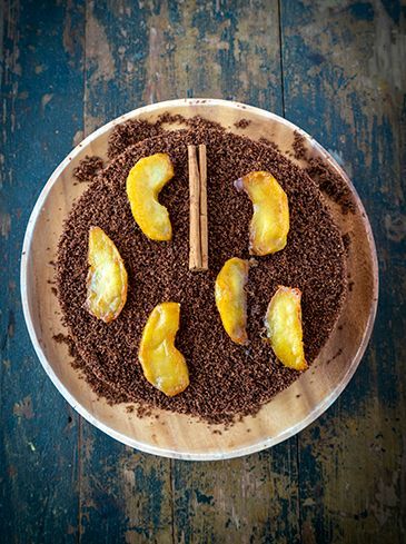Herfsttaartje met appel en kaneel