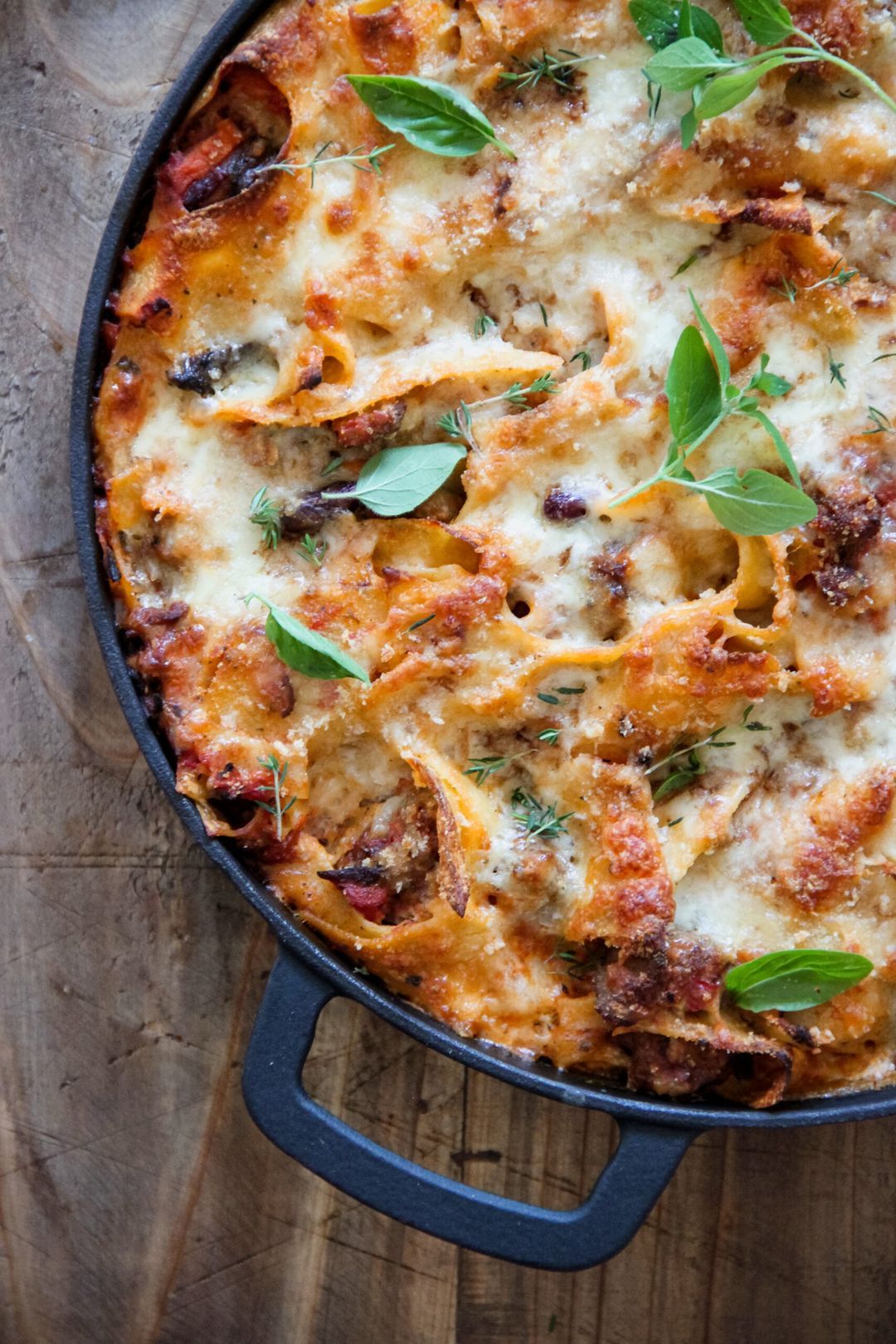 Rommelige lasagne