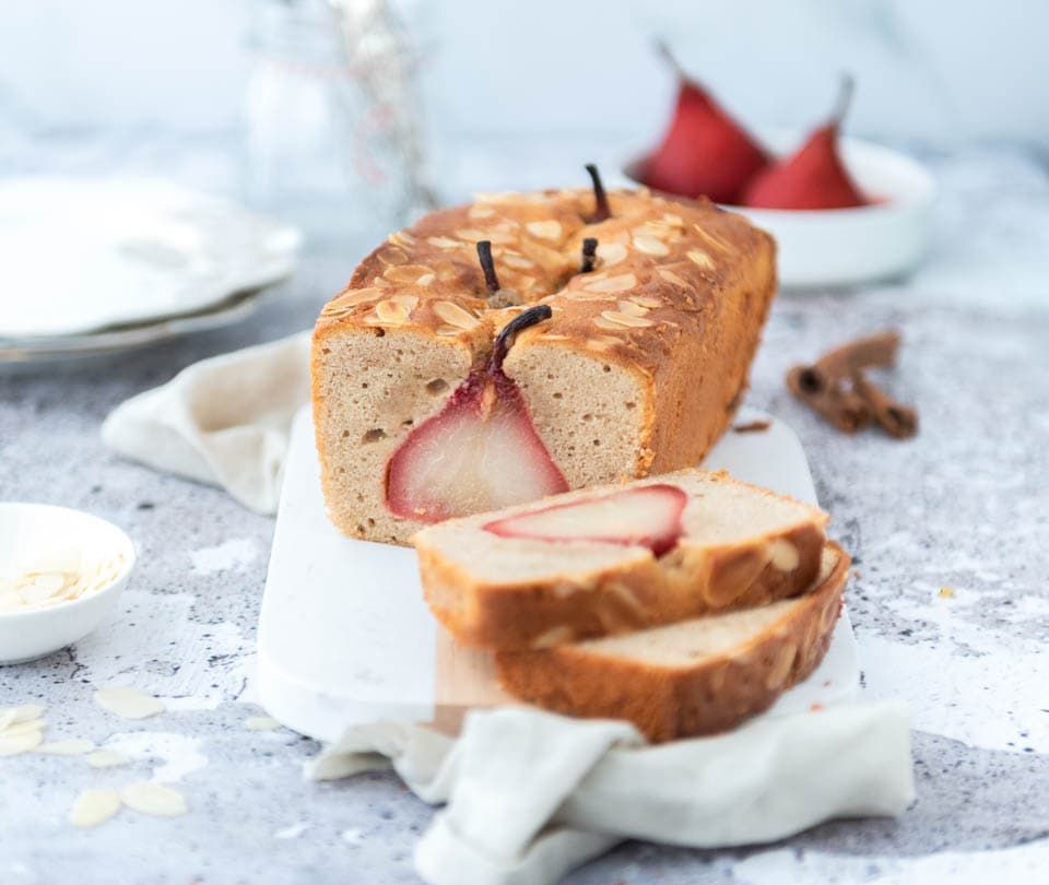 Stoofperen cake