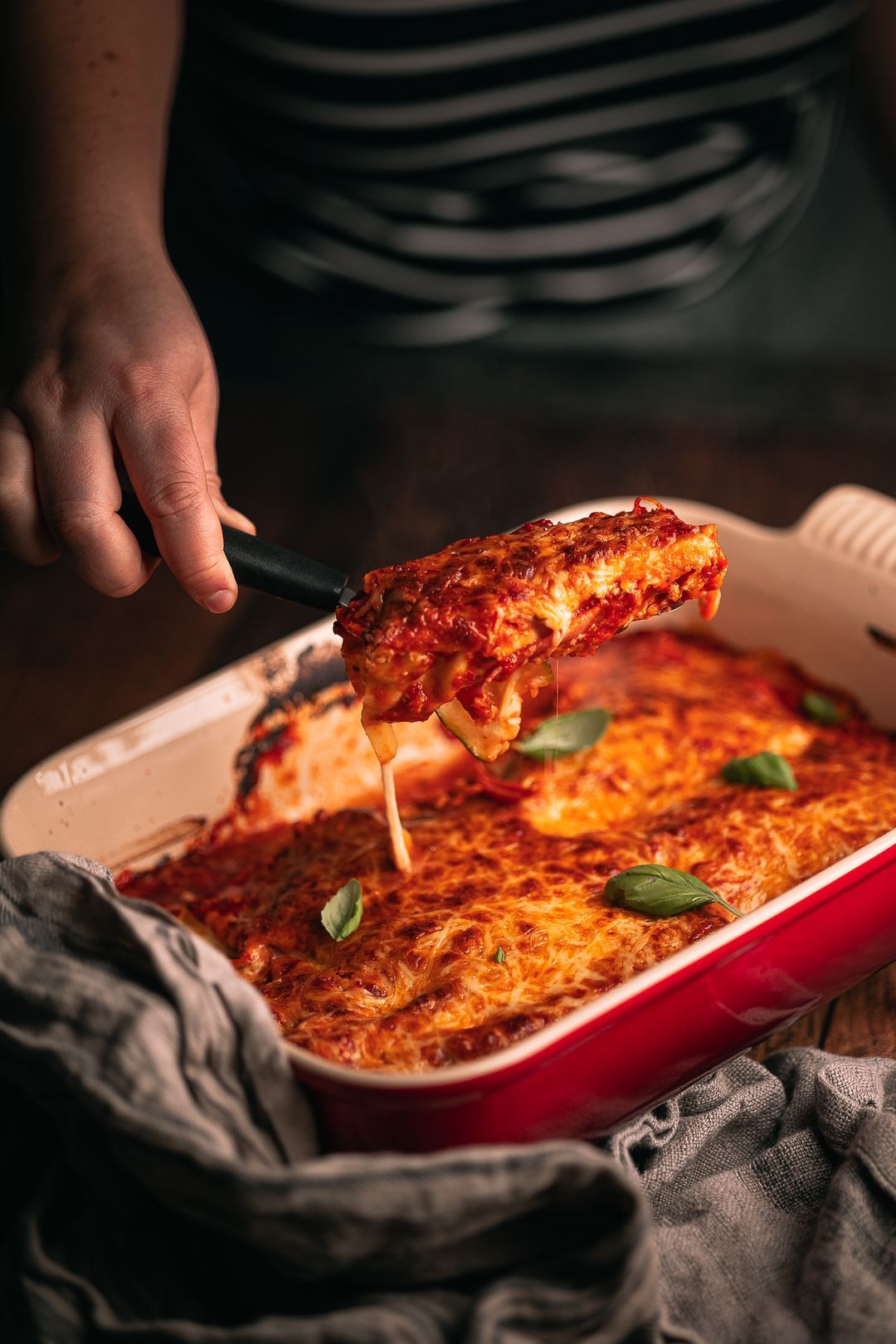 Lasagnerolletjes met rauwe ham & courgette 😍